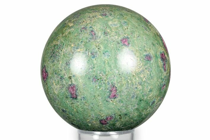 Polished Sphere Of Rubies In Fuchsite - India #342997